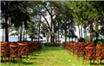 Outdoor Chairs and Altar for Wedding