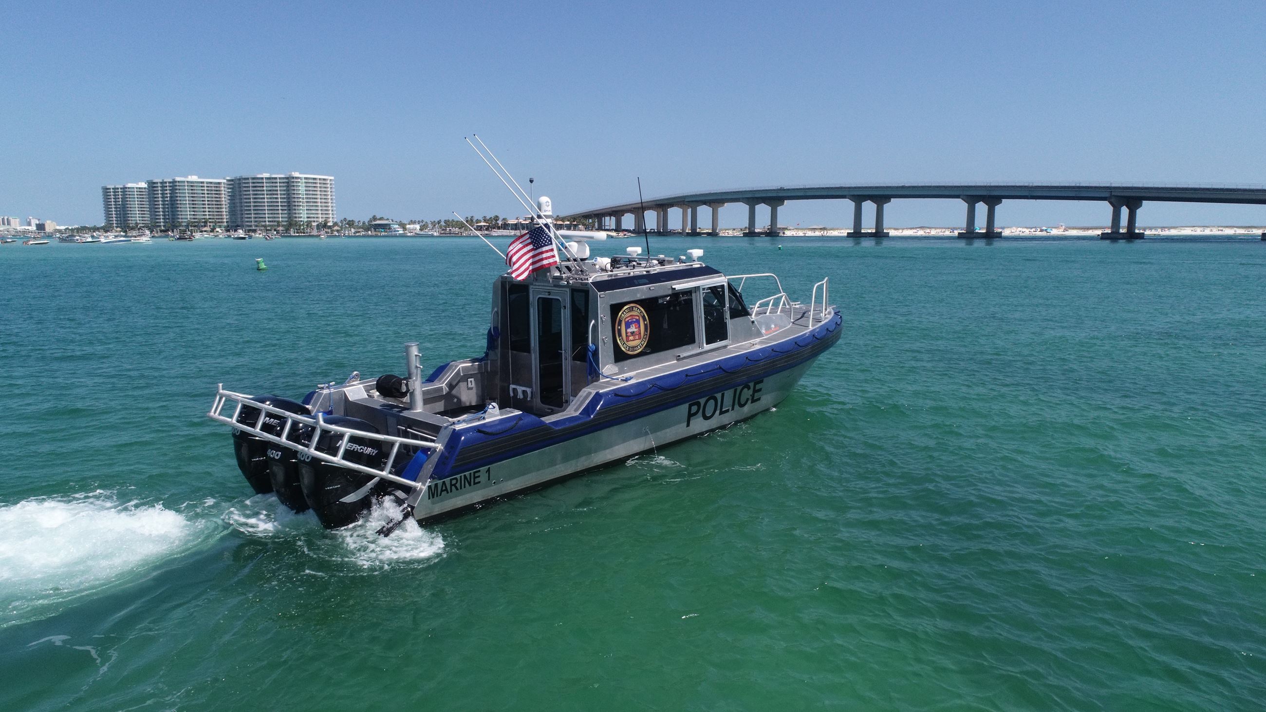 OBPD Marine 1 at Perdido Pass