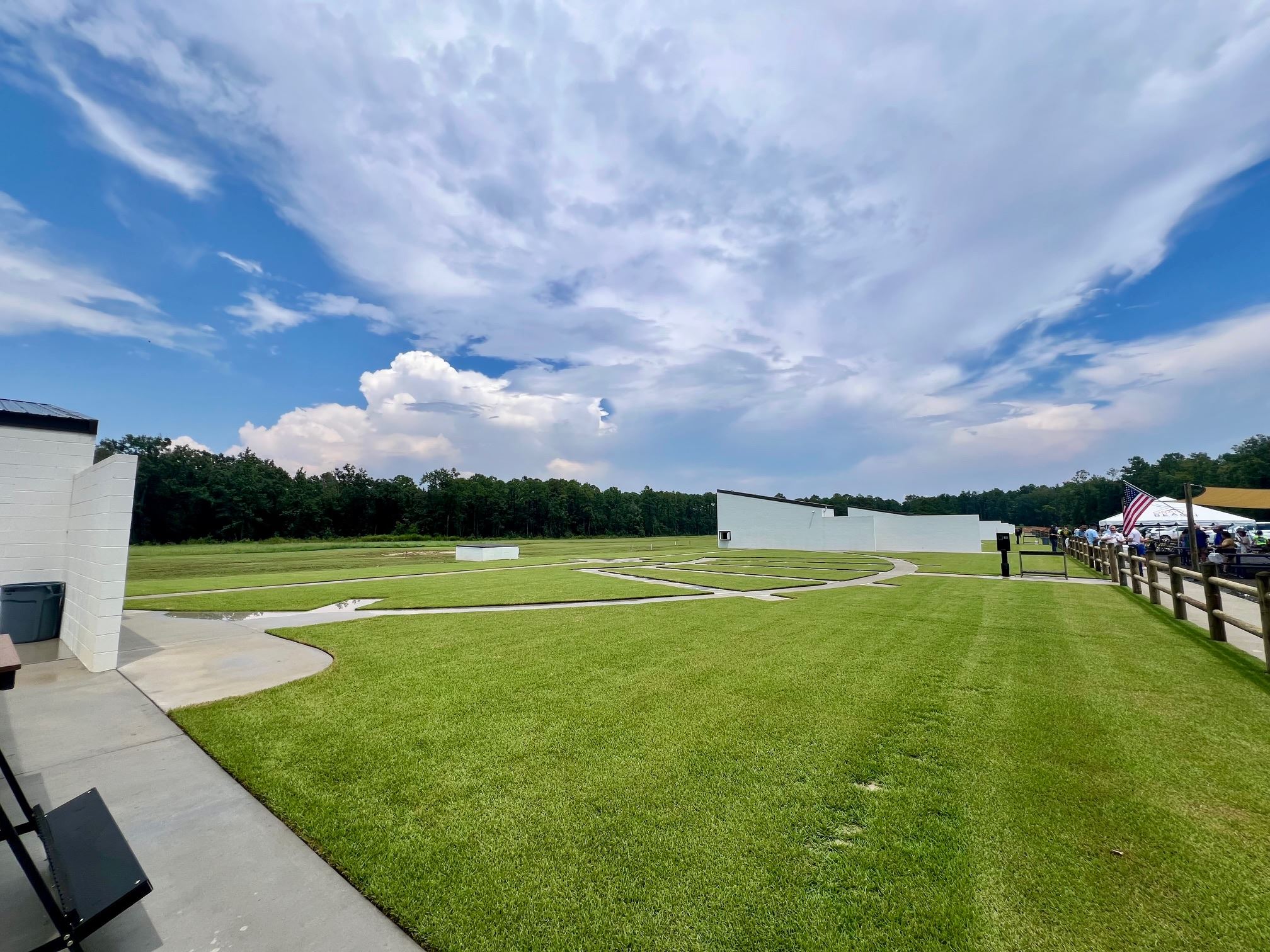 Orange Beach Shooting Complex show during opening ceremony on August 21, 2025