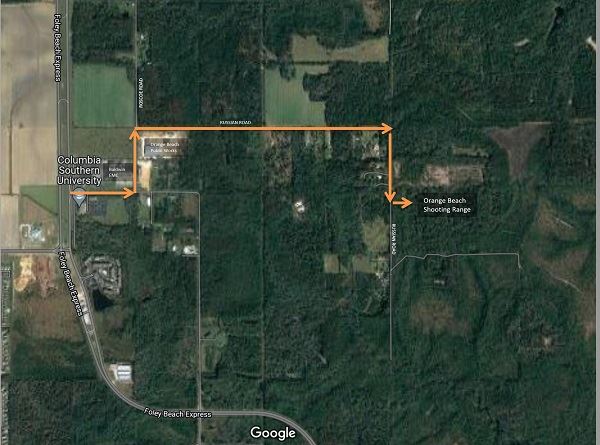 Orange Beach Shooting Range Map
