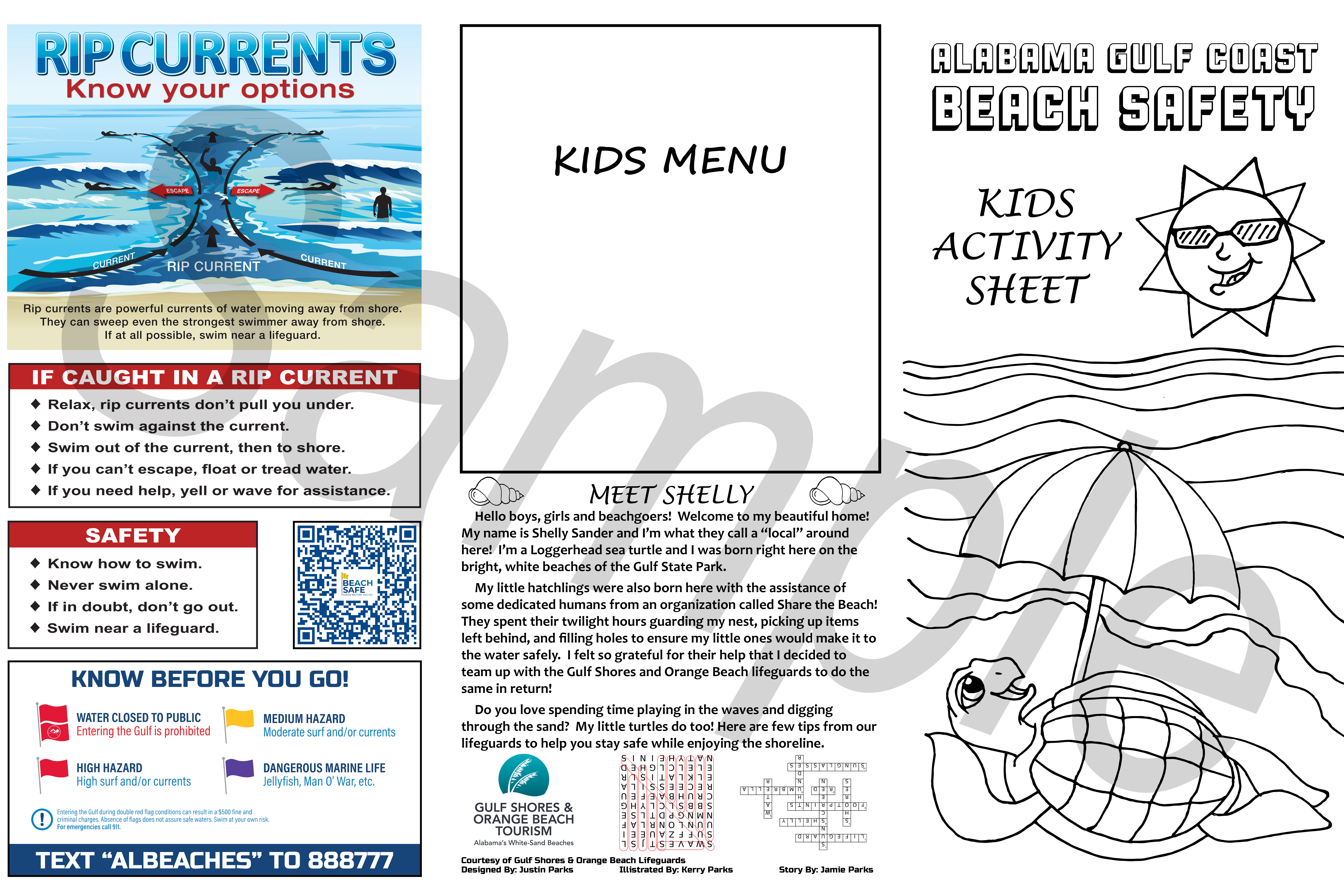 Sandie Kids Menu Page 2 Sample Opens in new window