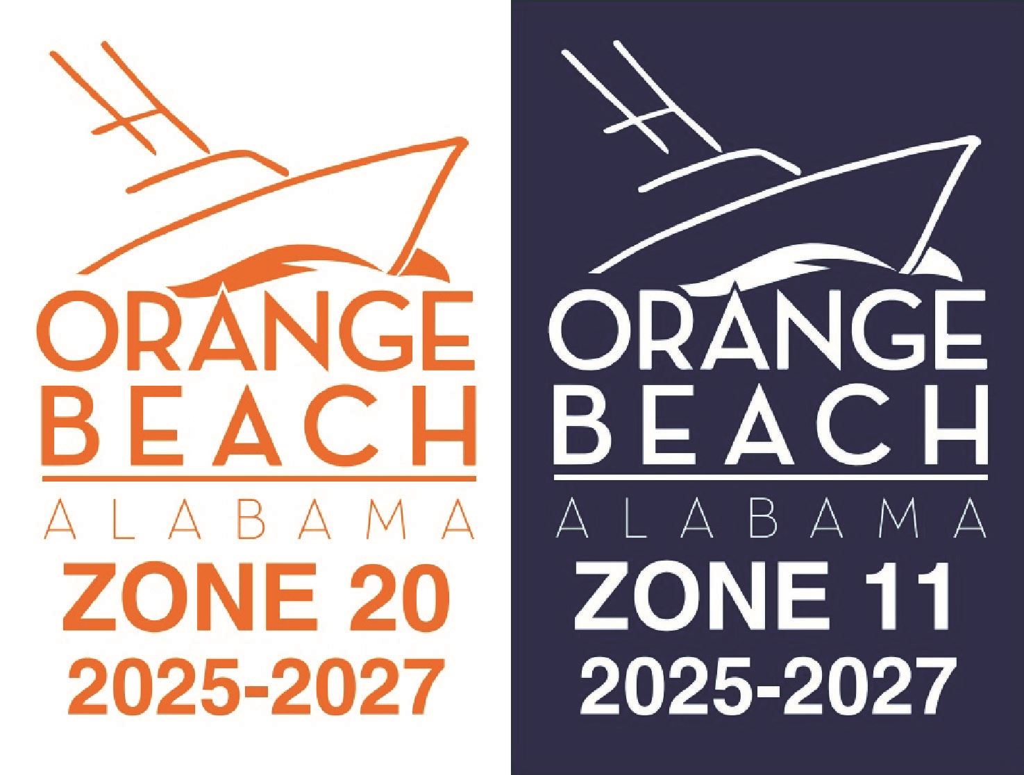 2025-2027 Hurricane Decals for City of Orange Beach