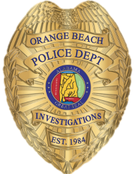 Orange Beach Police Department Investigation Division Badge