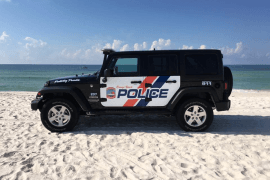 Beach Enforcement Jeep
