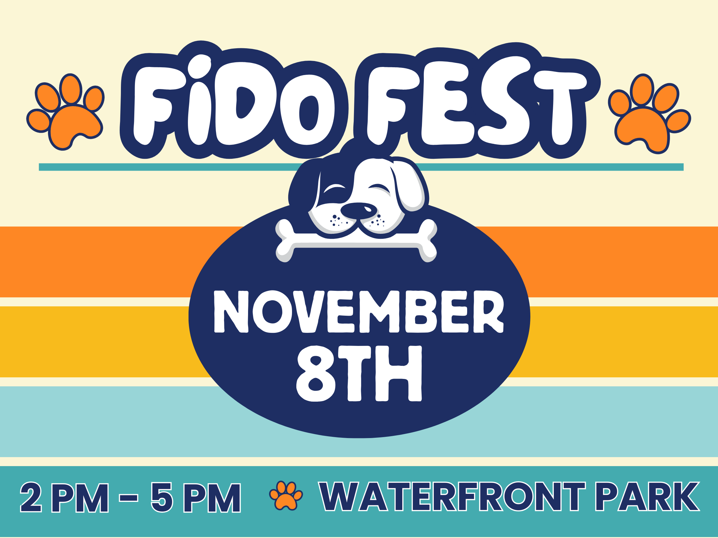 2nd Annual Orange Beach Fido Fest promotional graphic