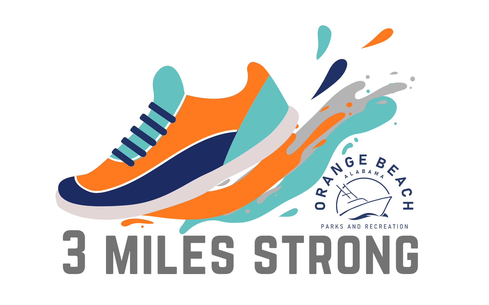 3 Miles Strong 5-week progression program logo