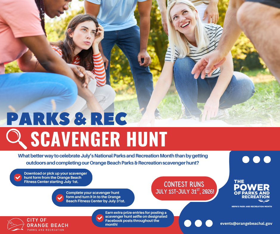 Scavenger Hunt 2026 July 1st- July 31st, 2026